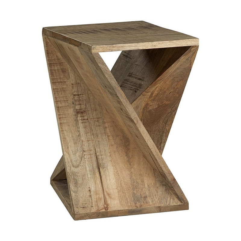 Zalemont – Distressed Brown – Accent Table