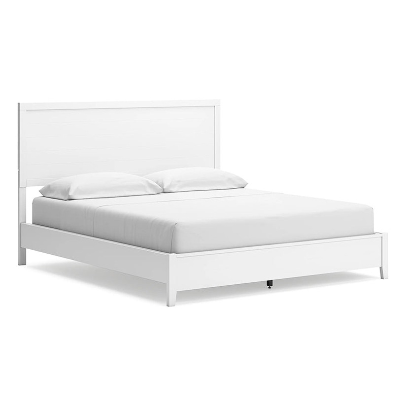 Binterglen – White – California King Panel Bed