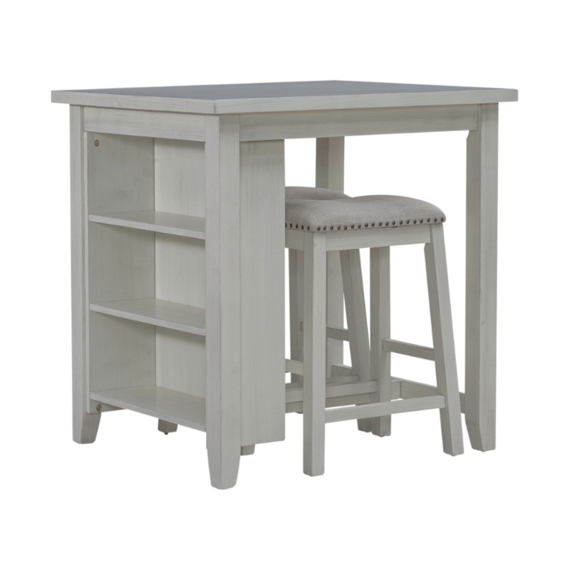 Brook Creek – 3 Piece Counter Set – White