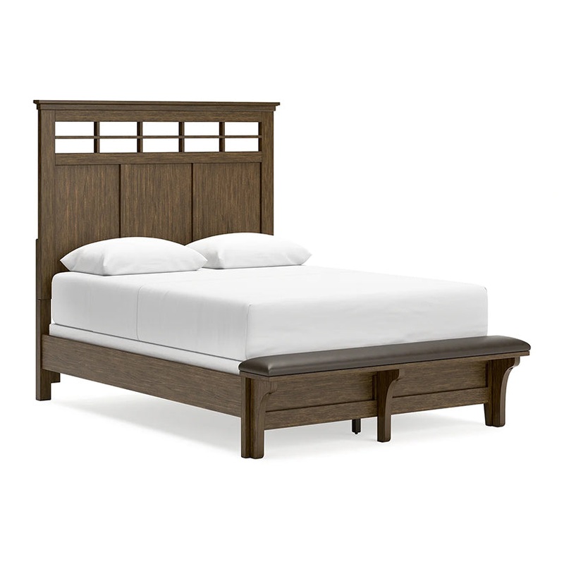 Shawbeck – Medium Brown – Queen Panel Bed