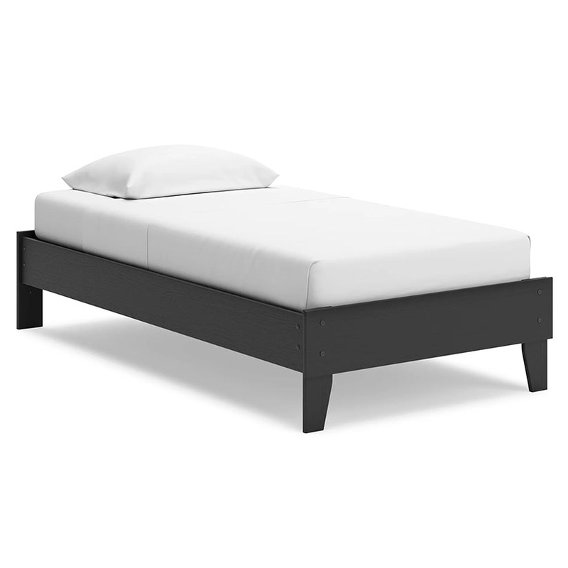 Socalle – Black – Twin Platform Bed
