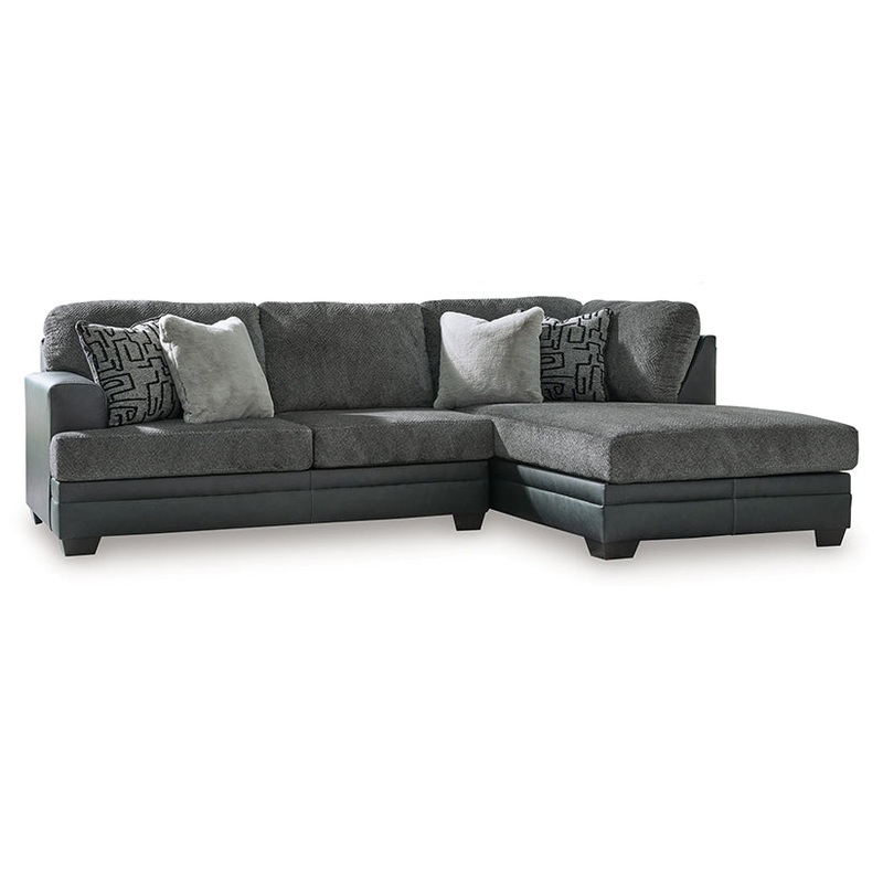 Brixley Pier – Graphite – 2-Piece Sectional With Raf Corner Chaise