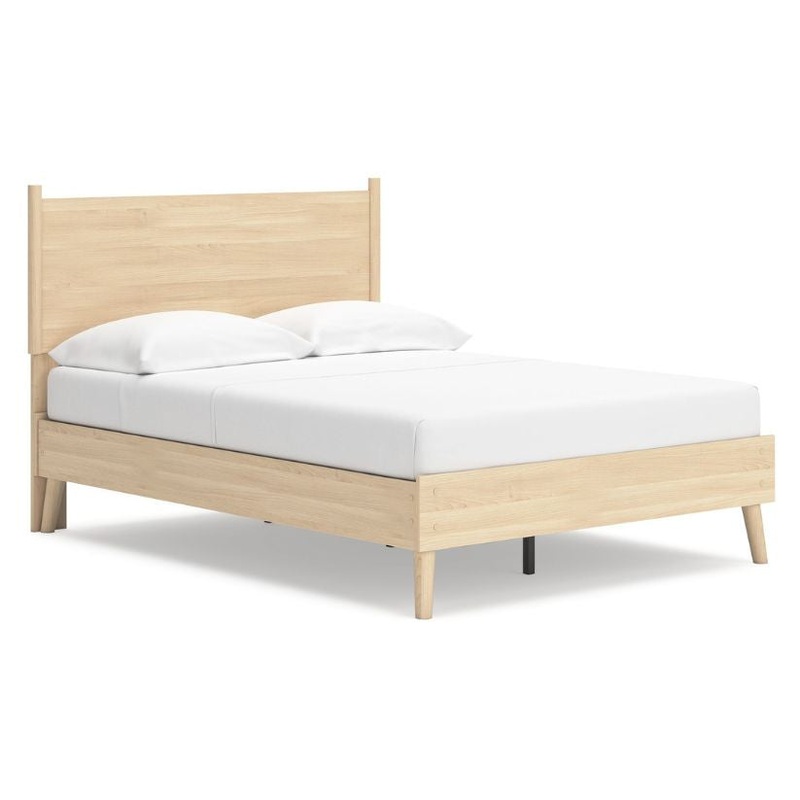Cabinella – Tan – Full Platform Panel Bed