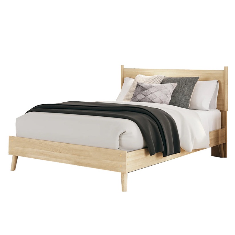 Cabinella – Tan – Queen Platform Panel Bed