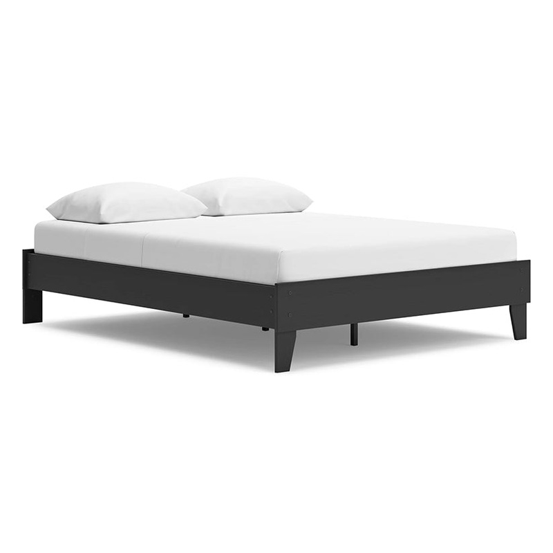 Socalle – Black – Queen Platform Bed