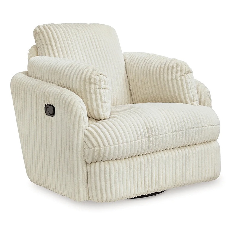 Tie-breaker – Ivory – Swivel Glider Recliner
