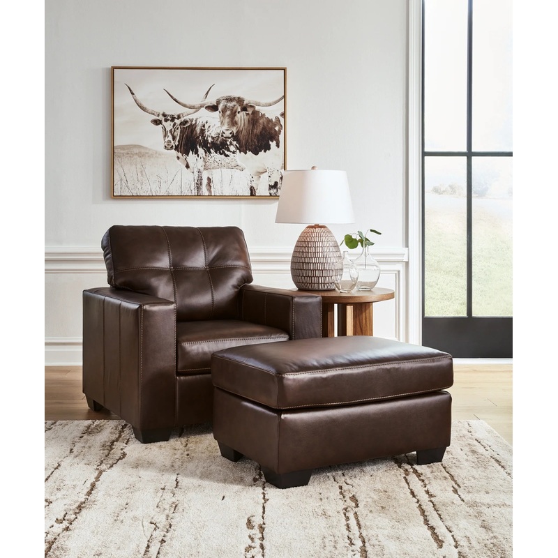 Santorine – Dark Brown – 2 Pc. – Chair, Ottoman