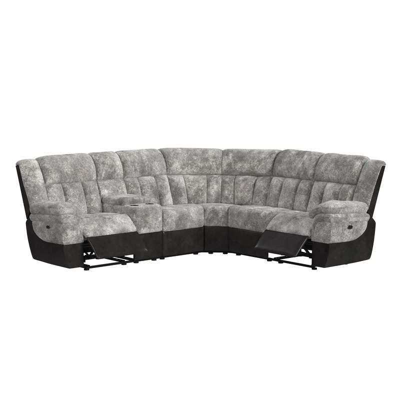 Santorini – 6 Piece Motion Sectional Set – Dillon/Shire Steel