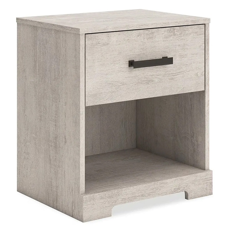 Shawburn – Whitewash – One Drawer Night Stand