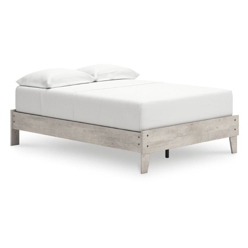 Shawburn – Whitewash – Platform Full Bed