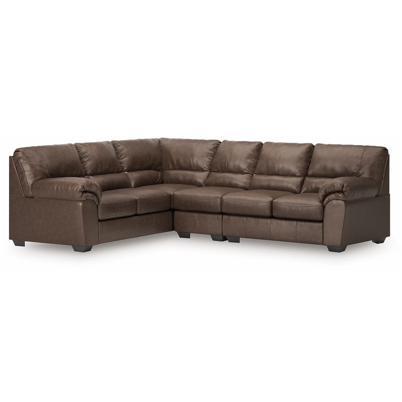 WillowBend – Umber – 3-Piece Sectional With LAF Sofa With Corner Wedge