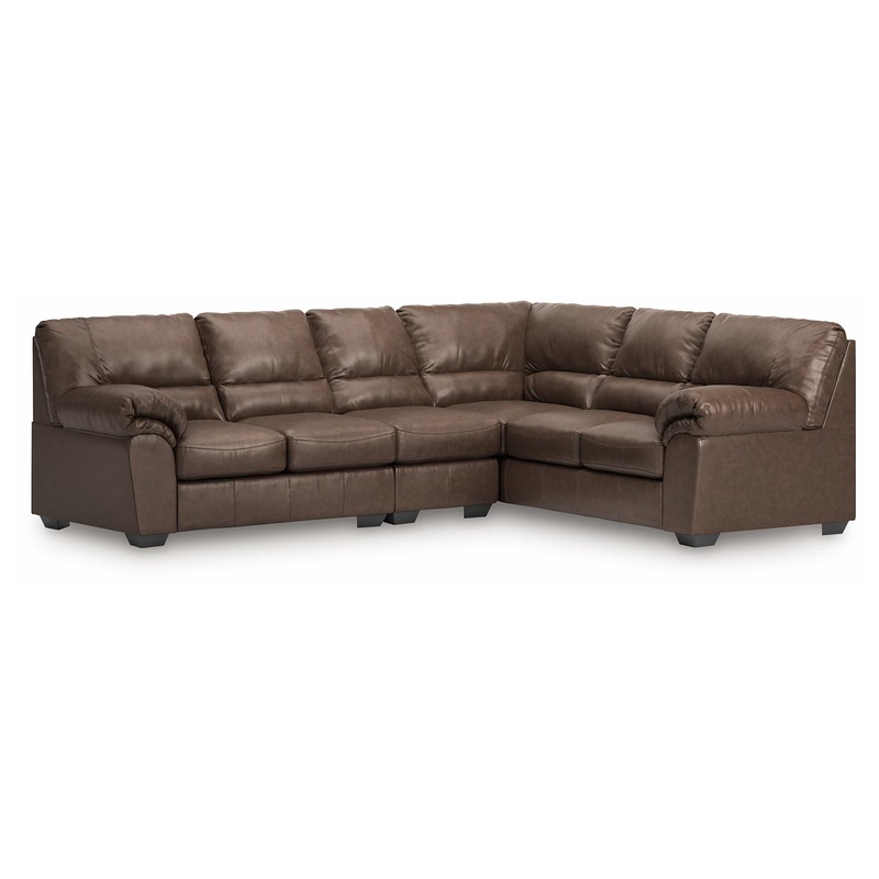 WillowBend – Umber – 3-Piece Sectional With RAF Sofa With Corner Wedge