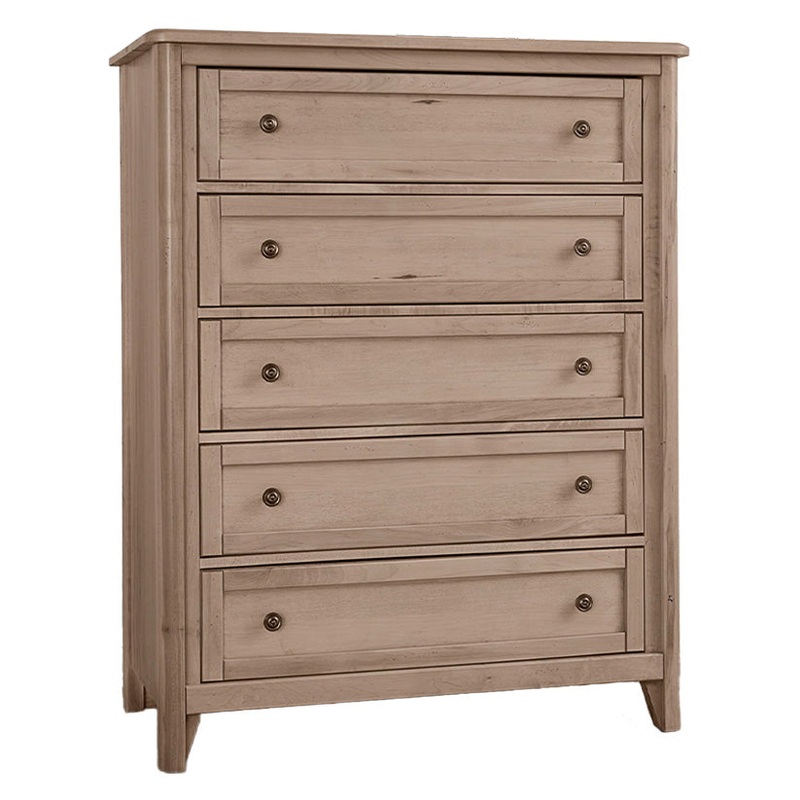 Woodbridge – Chest – 5 Drawer – Clear Maple