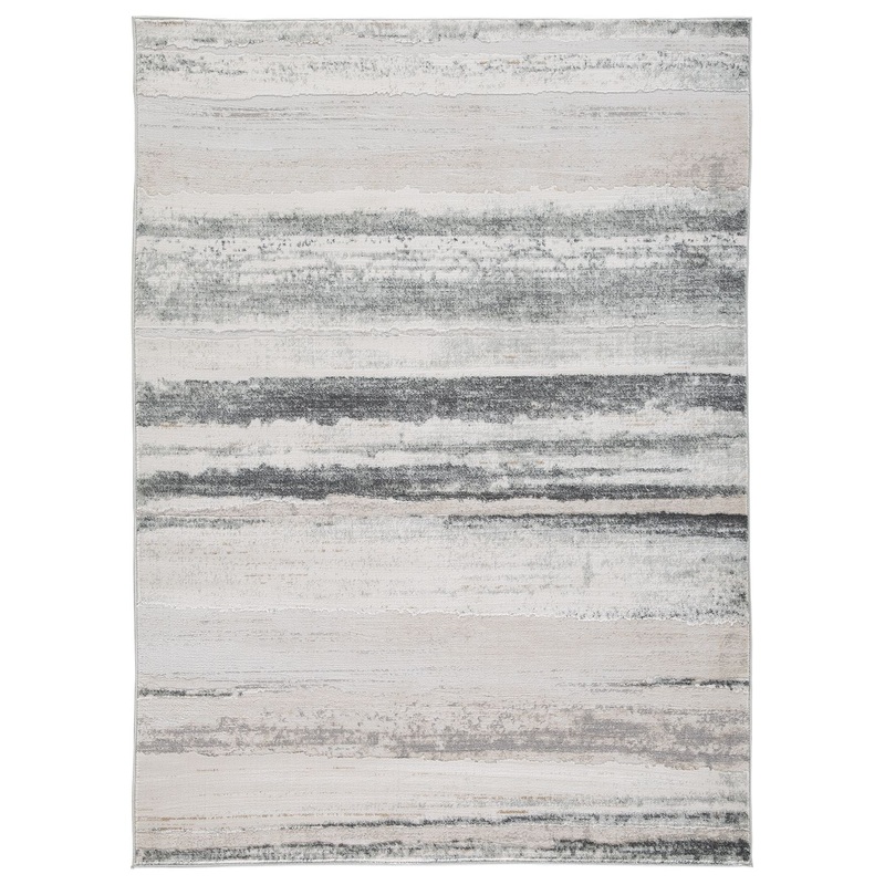 Abanett – Gray – Medium Rug – 5′ x 7′