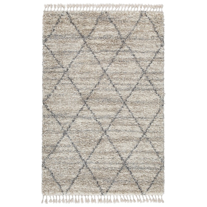 Abdalah – Beige / Gray – Medium Rug – 5′ x 7′