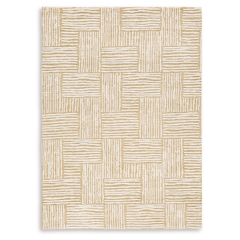 Adanmund – Beige / Caramel – Medium Rug – 5′ x 7′