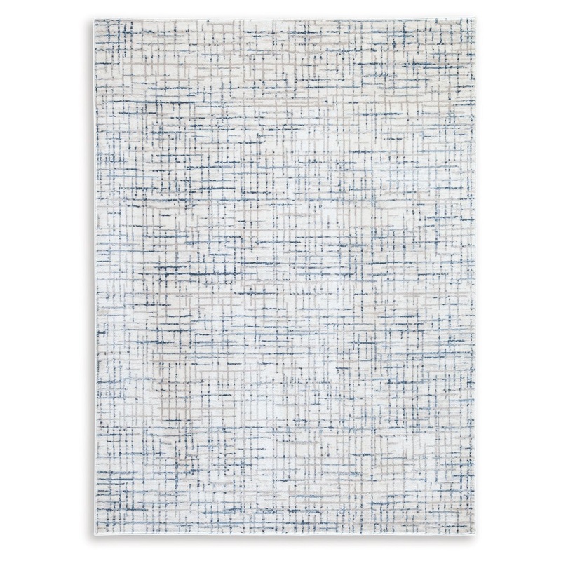 Beckfille – Blue / Gray / Cream – Large Rug – 8′ x 10′