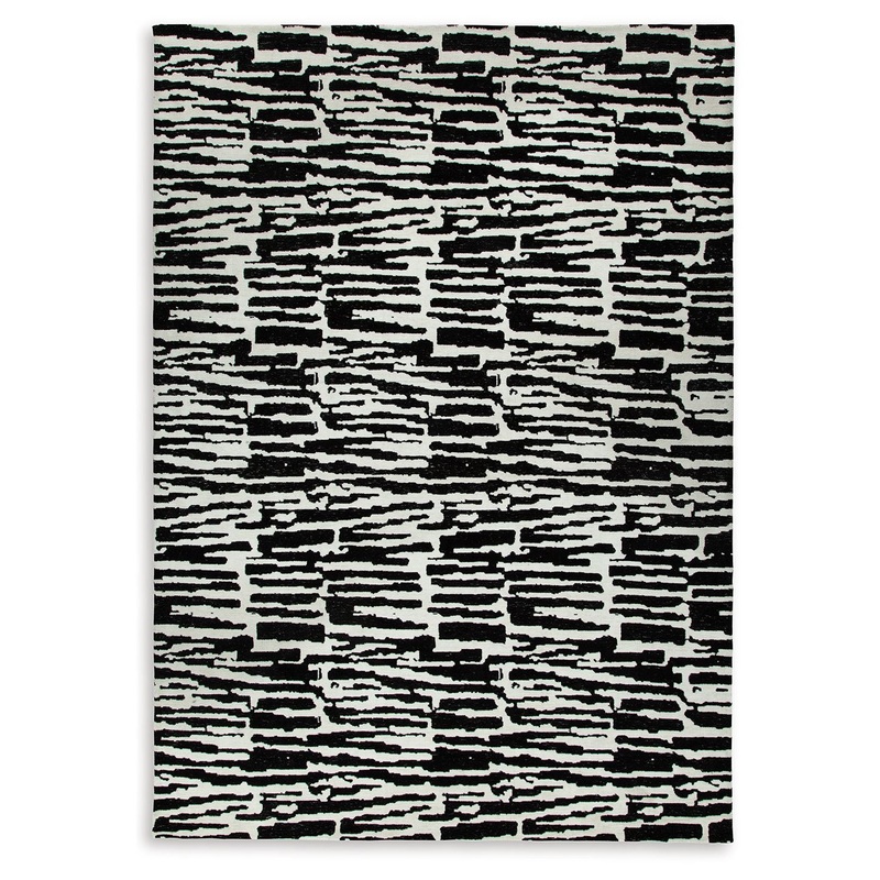 Bramshaw – Black / Ivory – Extra Large Rug – 10′ x 14′