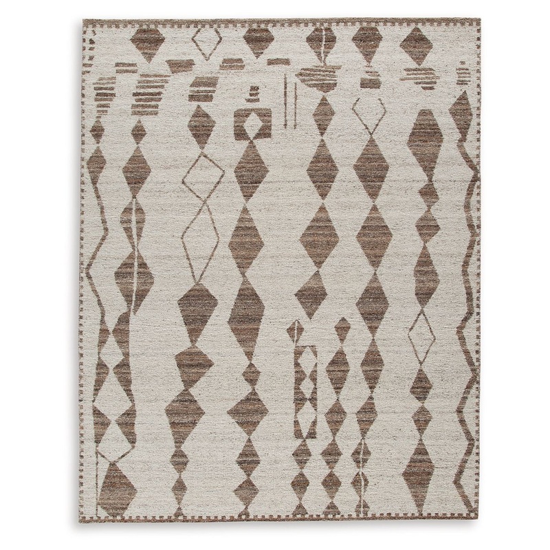 Brettler – Beige / Brown – Large Rug – 8′ x 10′