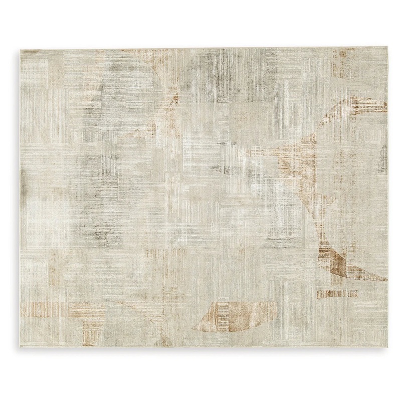 Truward – Linen / Gray / Caramel – Large Rug – 8′ x 10′