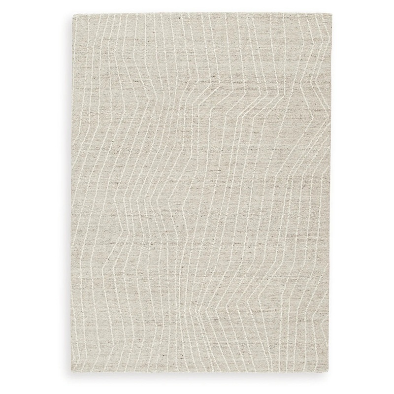 Varahill – Gray / Ivory – Medium Rug – 5′ x 7′