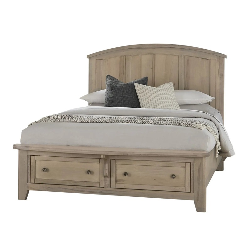 Woodbridge – King Arch Storage Bed – Shadow Grey