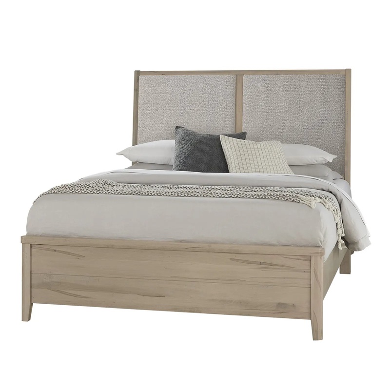 Woodbridge – King Upholstered Bed With Grey Fabric – Shadow Grey