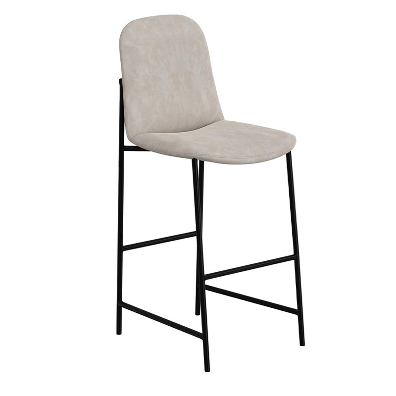 America – 30″ Upholstered Barstool – Oyster