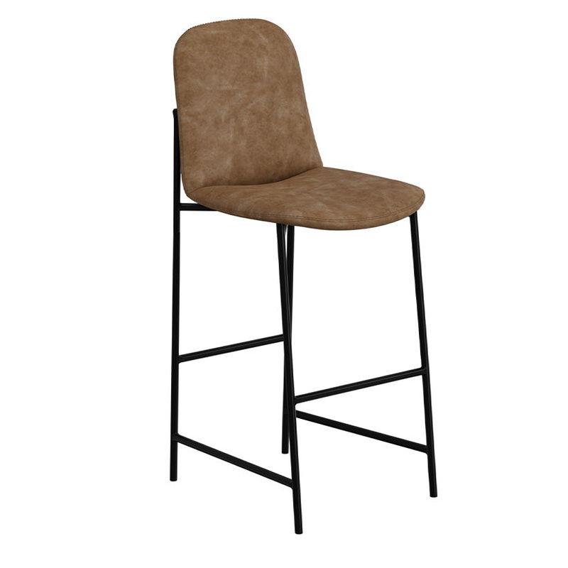 America – Bar Stool – Caramel Color