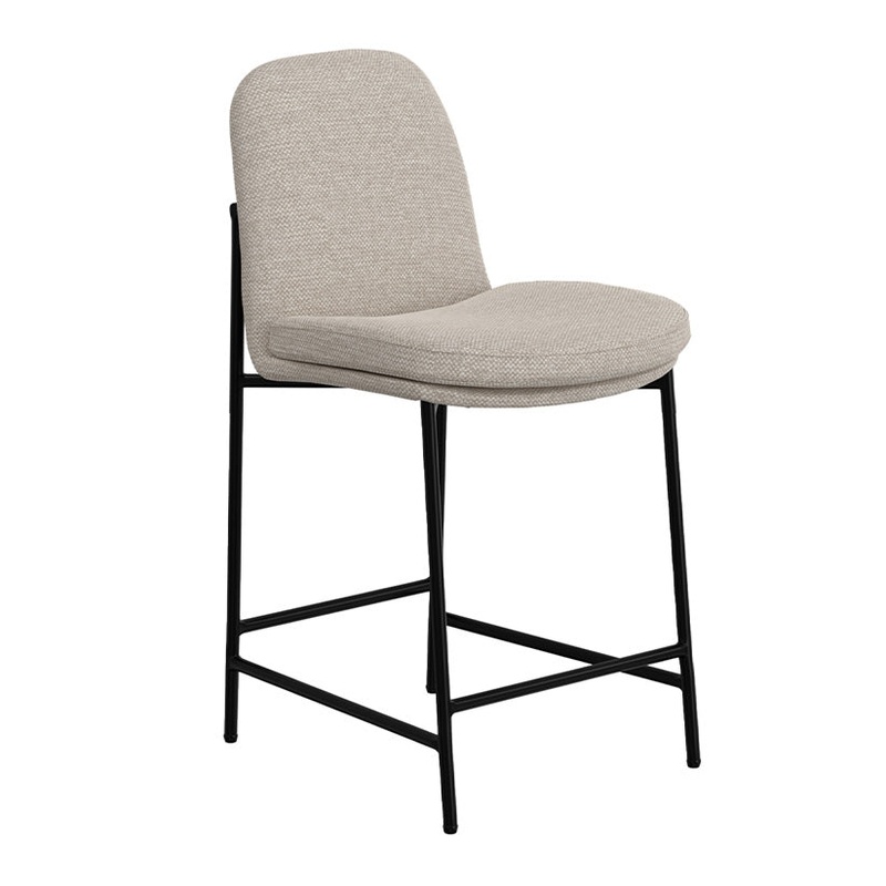 America – Metal Bar Stool – Agreeable Gray