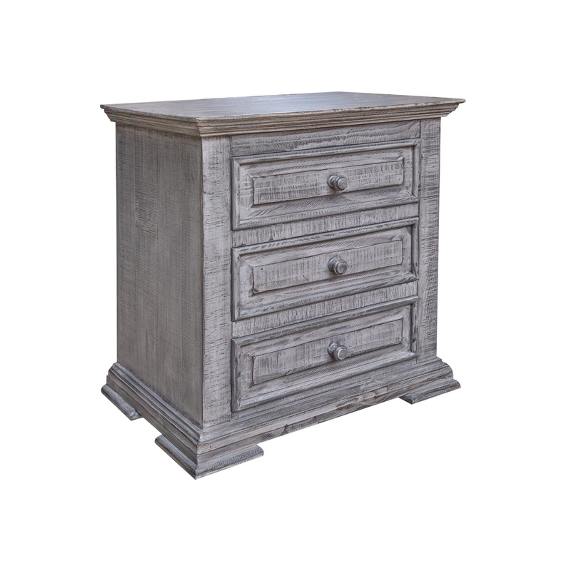 Terra Gray – Nightstand – Distressed Gray