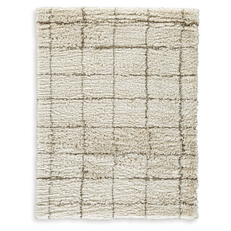 Wrenlow – Cream / Brown – Large Rug – 8′ x 10′