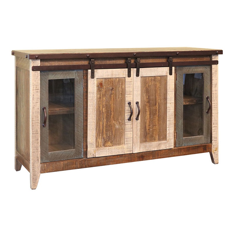 Antique – 60″ TV Stand / Console – Multicolor