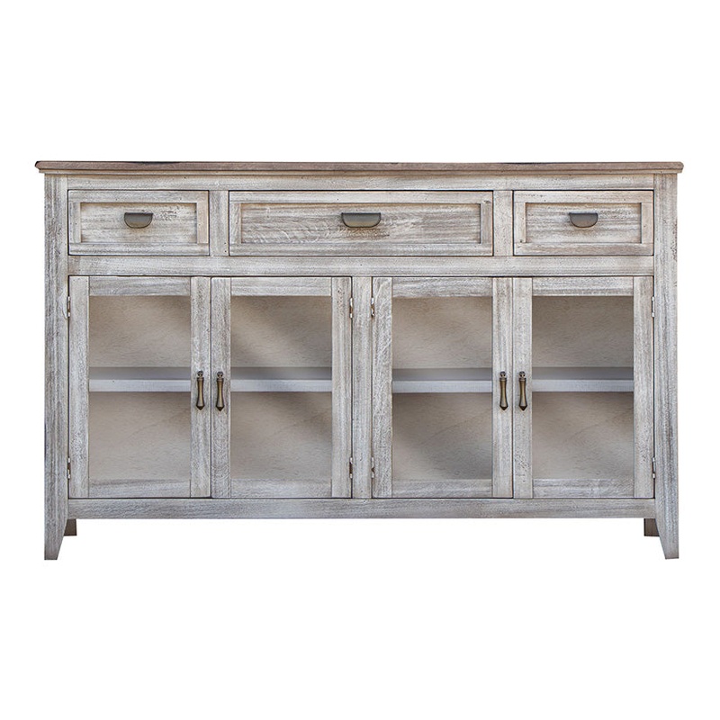 Sahara – Console / TV Stand / Buffet – Light Cream / Brown Caramel