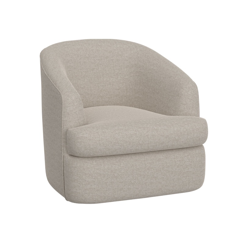 Tumbi – Swivel Accent Chair – Agreeable Gray