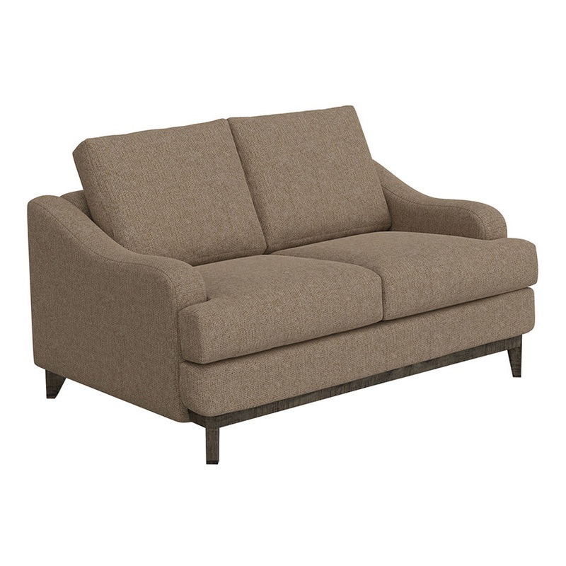 Alfa – Loveseat – Brown Camel