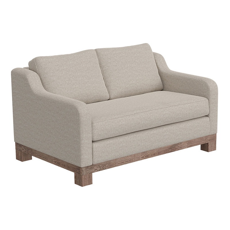 Samba – Modern Loveseat – Agreeable Gray