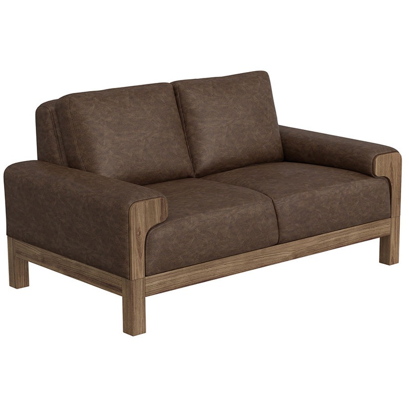 Sedona – Premium Comfort Loveseat – Chocolate Brown