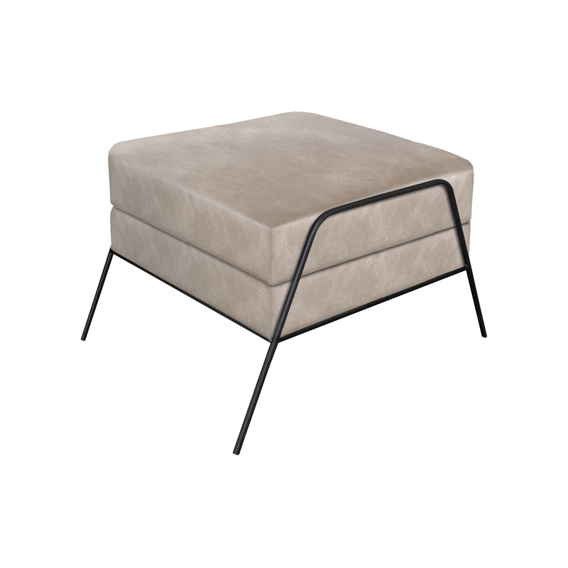Tyne – Comfort Ottoman – Marfil