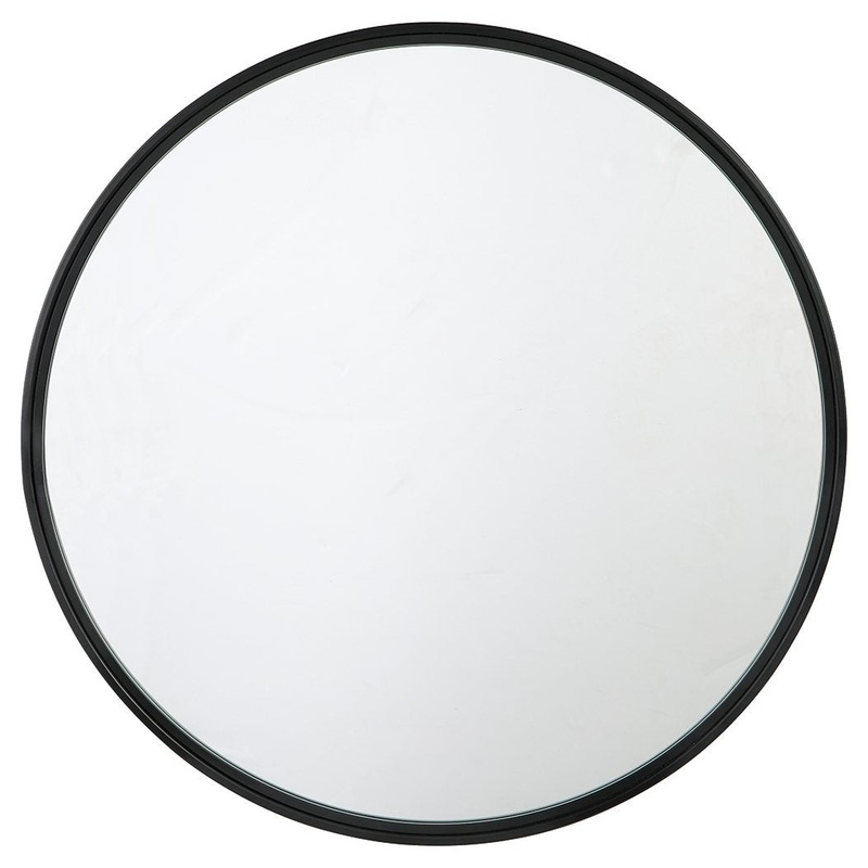 Brocky – Black – Oval Accent Mirror