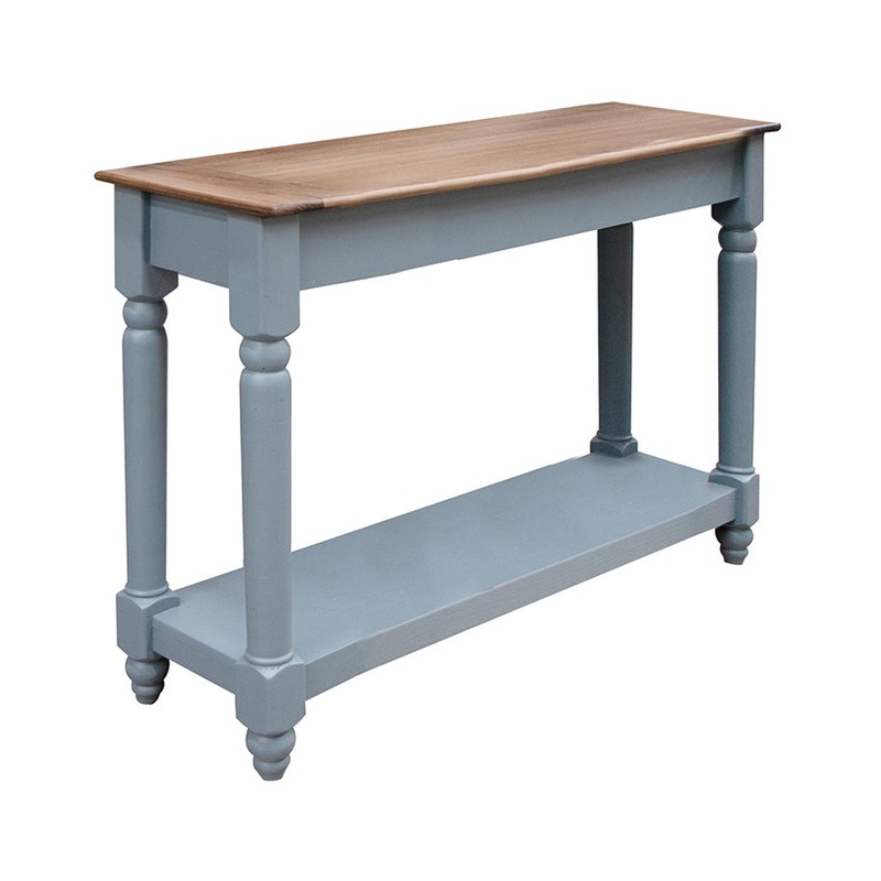 Tiffany – Sofa Table – Blue / Brown