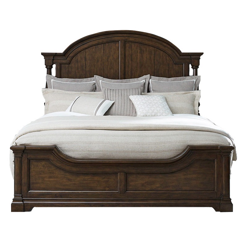 Arden Road – Queen Poster Bed – Satin Cherry