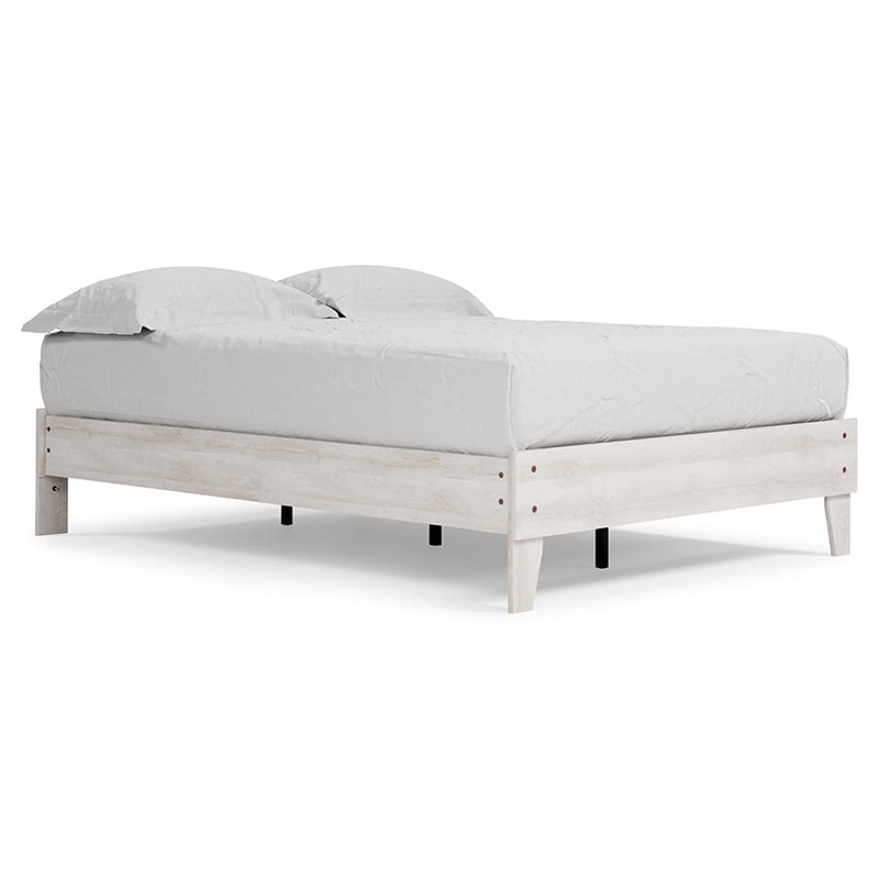 Shawburn – Whitewash – Full Platform Bed