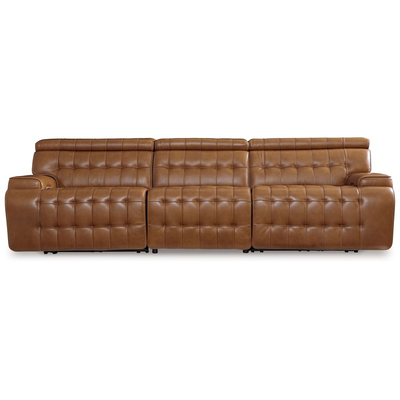 Temmpton – Chocolate – 3-Piece Power Reclining Sectional Sofa