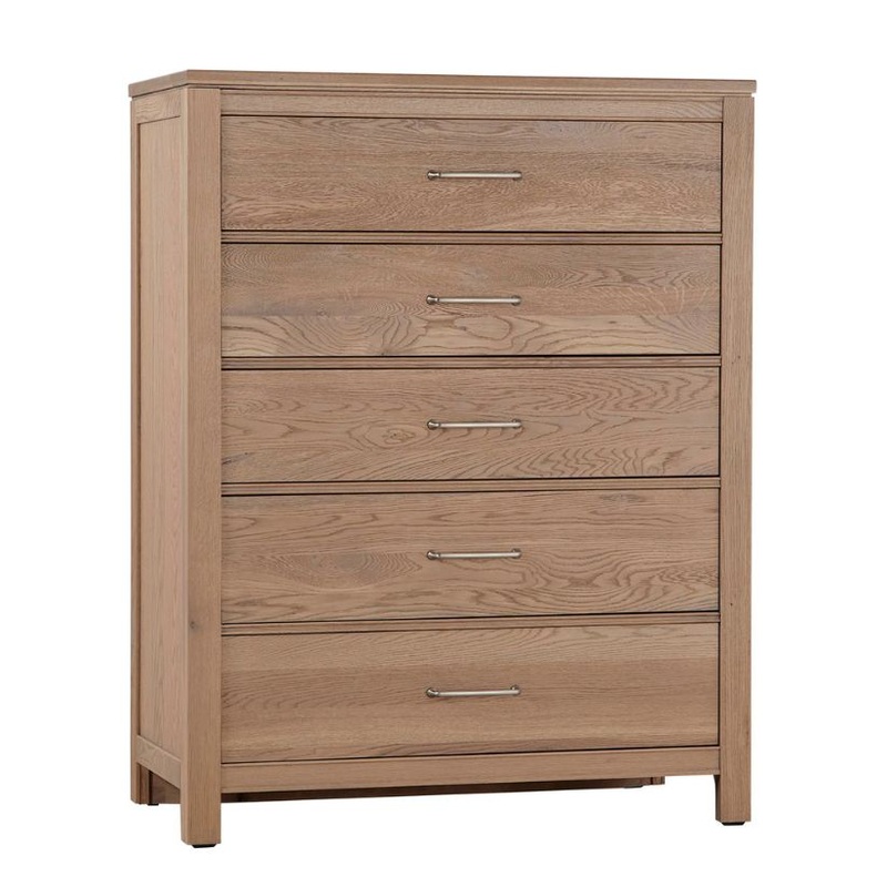 Tide & Timber – Chest – 5 Drawers – Clear Oak