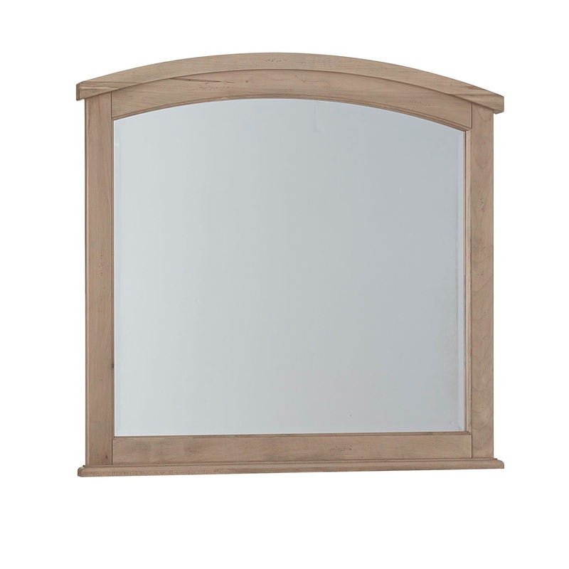 Woodbridge – Arched Mirror With Beveled Glass – Clear Maple
