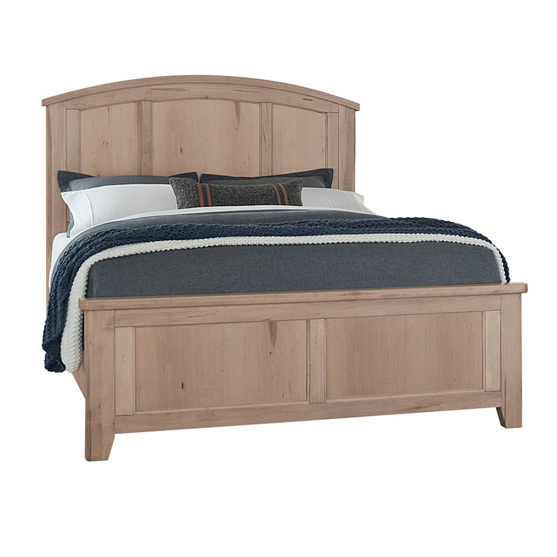 Woodbridge – California King Arch Bed – Clear Maple