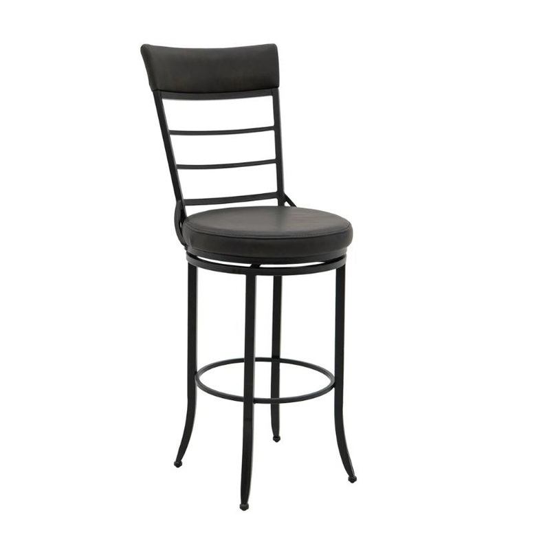 Blackburn – 30″” Upholstered Barstool – Licorice