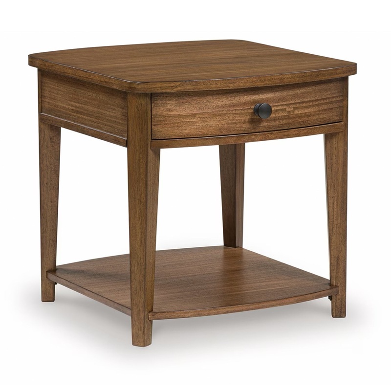 Burkbyer – Brown – Rectangular End Table