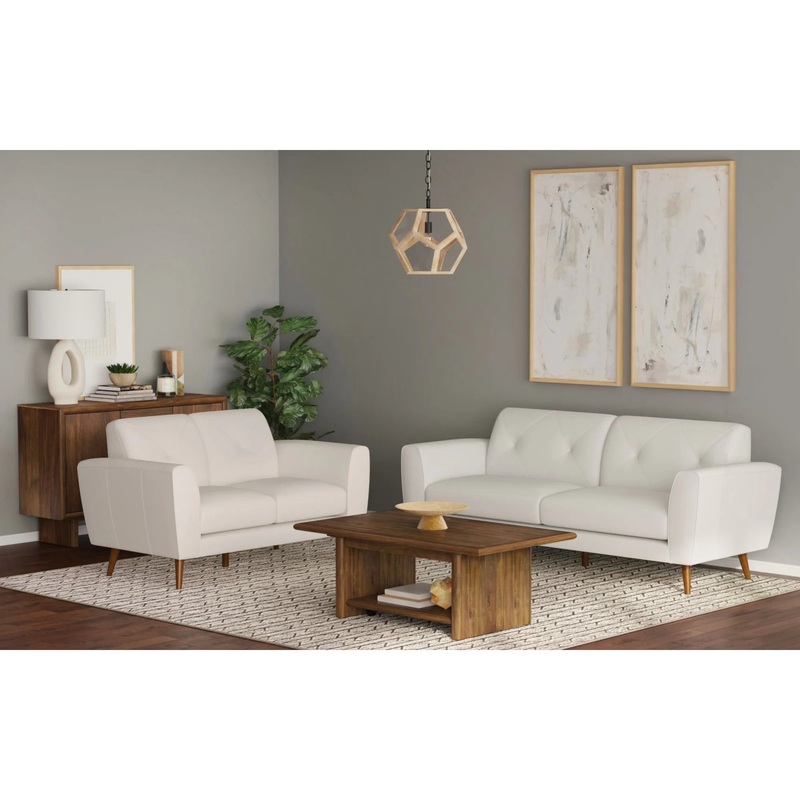 Sonata – Sofa & Loveseat – White